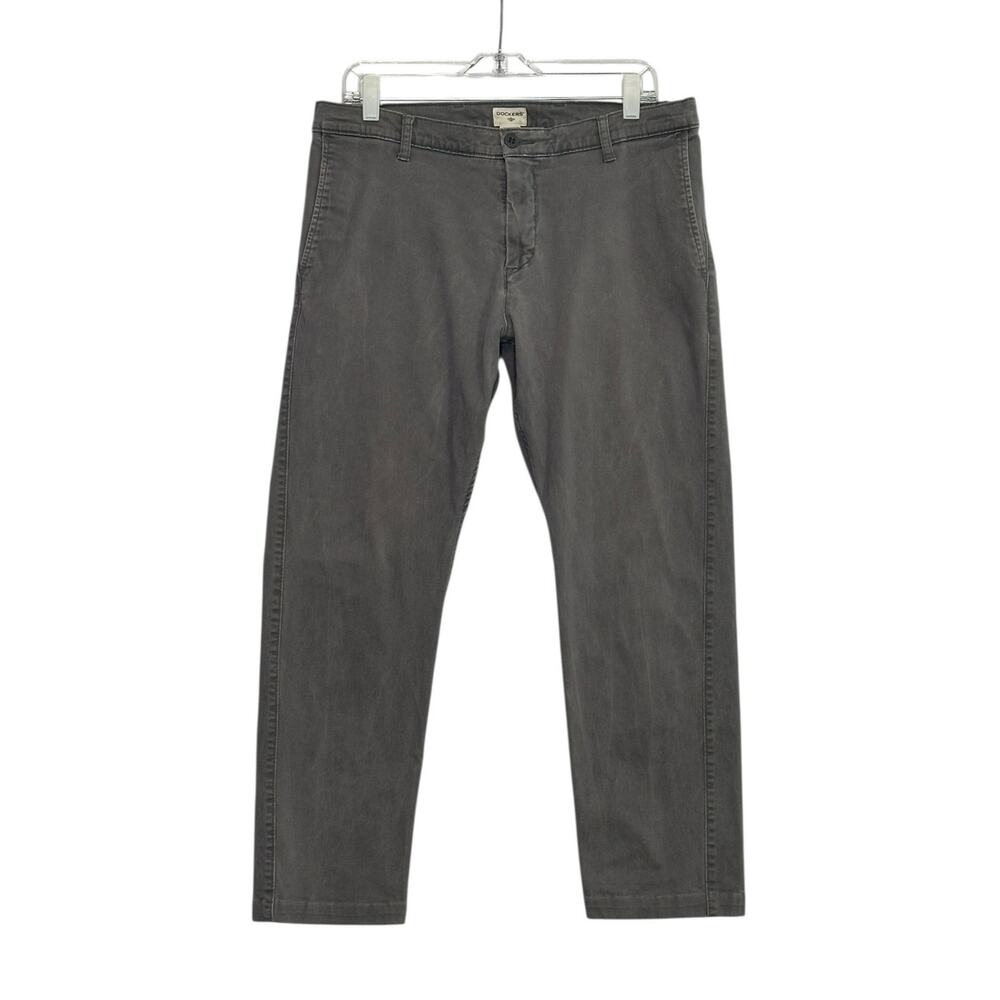 Dockers Athletic Fit gray straight leg jeans size 34